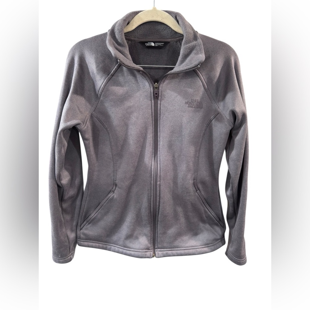The North Face Charcoal Full-Zip Fleece Jacket